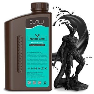 SUNLU Nylon-Like 3D Printer Resin, Black 1000g