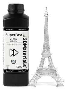 Water Washable 4K 3D Printer Resin - 1000g Clear