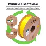 eSUN 1.75mm High Toughness PLA Filament - Yellow