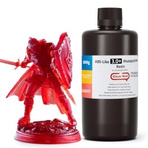 ELEGOO 3D Printer Resin Transparent Red 1000g