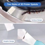 3D Printer Scraper Set - Metal Spatulas Included