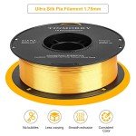 Silk Gold PLA Filament 1.75mm by TINMORRY