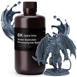 ELEGOO 8K Water Washable 3D Printer Resin 1000g