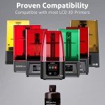 ELEGOO 8K Water Washable 3D Printer Resin 1000g