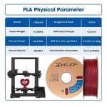 High-Speed PLA Filament 1.75mm - Fire Engine Red