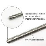 2PCS 600mm Tr8x4 Lead Screw with Brass Nut