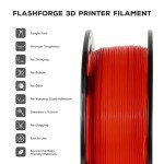 FLASHFORGE 1.75mm PLA Filament - 1kg Spool (Red)