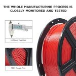 FLASHFORGE 1.75mm PLA Filament - 1kg Spool (Red)