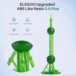 ELEGOO 3D Printer Resin, Clear Green, 1000G