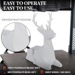 MATTE PETG GF 3D Printing Filament - Frosted White