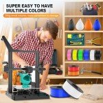 SUNLU 8-Pack Multicolor 3D Printer PETG Filament