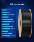 DURAMIC 1kg Black PETG 3D Printer Filament