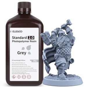 ELEGOO Upgraded 3D Printer Grey UV Resin 2KG