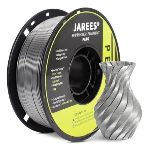 Metallic Silver PETG 1.75mm Filament 1kg Spool
