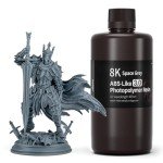 High Toughness 8K ABS-Like 3D Printing Resin