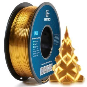 Geeetech Silk PLA Gold Filament 1.75mm 1kg