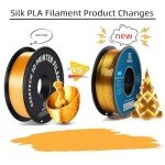 Geeetech Silk PLA Gold Filament 1.75mm 1kg