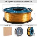 Geeetech Silk PLA Gold Filament 1.75mm 1kg