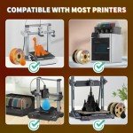 Overture 1.75mm Rainbow PLA Filament 1kg Spool