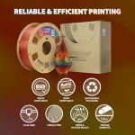 Overture 1.75mm Rainbow PLA Filament 1kg Spool