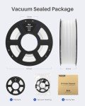 ELEGOO 1.75mm PLA Filament White 1KG Spool