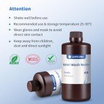 ANYCUBIC Water Washable 3D Printer Resin, 1000g