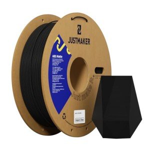 JUSTMAKER Black ABS Matte 3D Printer Filament