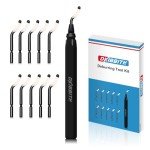 11-Piece High-Speed Steel Deburring Tool Set