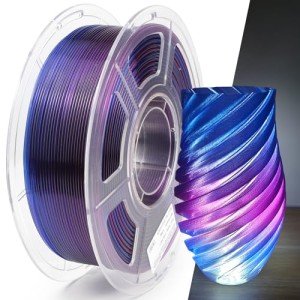 Transparent 1.75mm Color Changing PETG Filament 1kg