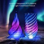 Transparent 1.75mm Color Changing PETG Filament 1kg