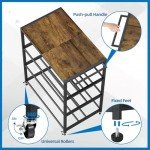 3D Printer Filament Storage Cart with Wheels