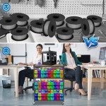 3D Printer Filament Storage Cart with Wheels