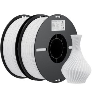 Creality 1.75mm White PLA Filament 2KG Bundle
