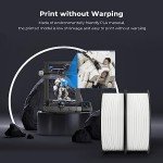 Creality 1.75mm White PLA Filament 2KG Bundle