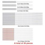 33-Piece 3D Printer Nozzle Cleaning Tools Kit