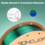 Silk PLA Filament 1.75mm Dual Color - 1KG Spool