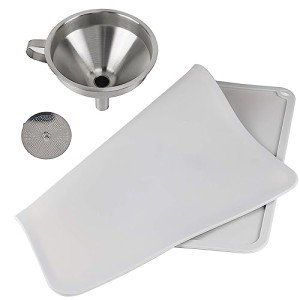 YOOPAI Stainless Steel Funnel & Silicone Mat Kit
