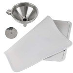 YOOPAI Stainless Steel Funnel & Silicone Mat Kit