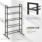 5-Tier Metal 3D Printer Filament Storage Rack