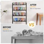 5-Tier Metal 3D Printer Filament Storage Rack