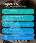 SuperPCS Fast Tough 3D Printer Resin - 1000g