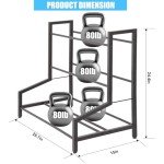 EnigmaSoul Heavy-Duty 3-Tier Filament Storage Rack