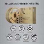 OVERTURE Super PLA+ Filament 1.75mm - Light Brown