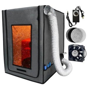 Resin 3D Printer Enclosure with Ventilation System