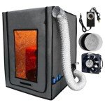 Resin 3D Printer Enclosure with Ventilation System