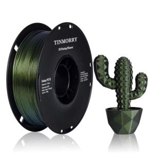 TINMORRY Galaxy Green Gold 1.75mm PETG Filament