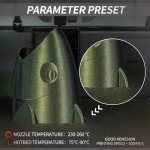 TINMORRY Galaxy Green Gold 1.75mm PETG Filament