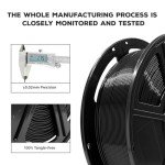 Flashforge 1.75mm Black PLA 3D Printer Filament