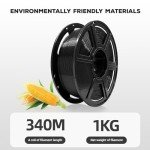 Flashforge 1.75mm Black PLA 3D Printer Filament
