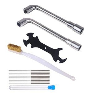 4-Piece 3D Printer Nozzle Tool Set with Wrenches